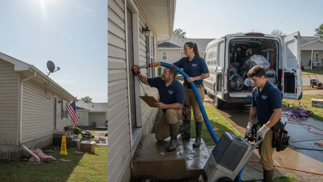 Ceiling Water Damage Restoration in Spencerville, IN near me
